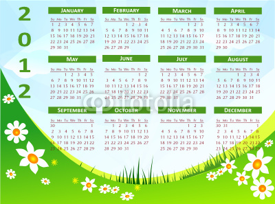 calendrier nature