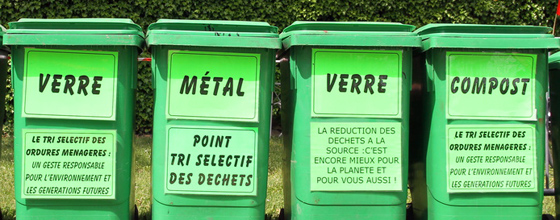 poubelles de tri